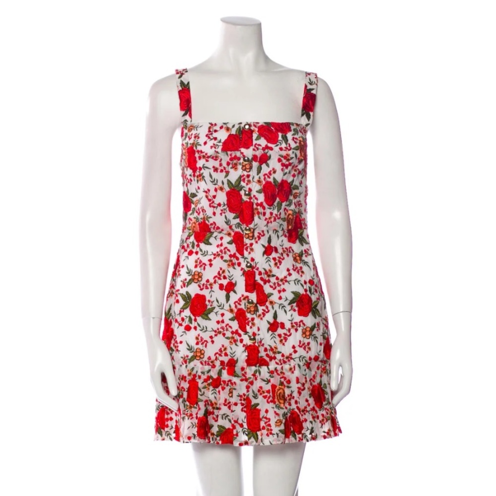 Alexis Floral Print Mini Dress